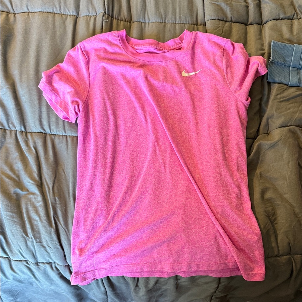 Nike Women's Vibrant Pink Short Sleeve Tee